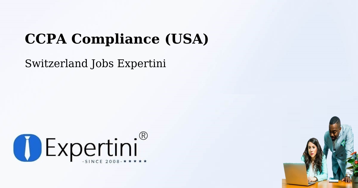 CCPA Privacy Rights & Compliance Notice – Glarus - Switzerland Jobs Expertini