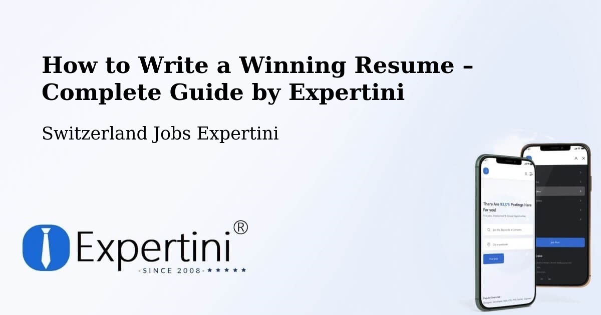 Resume Writing Guide for Job Seekers – Glarus - Glarus, Switzerland Jobs Expertini
